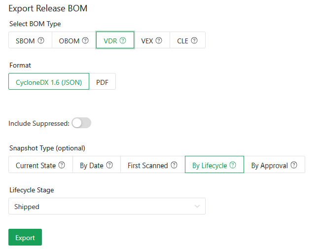 SCREENSHOT: shipped-version posture vs current posture