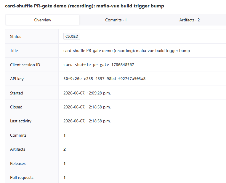 SCREENSHOT 7: agent session view